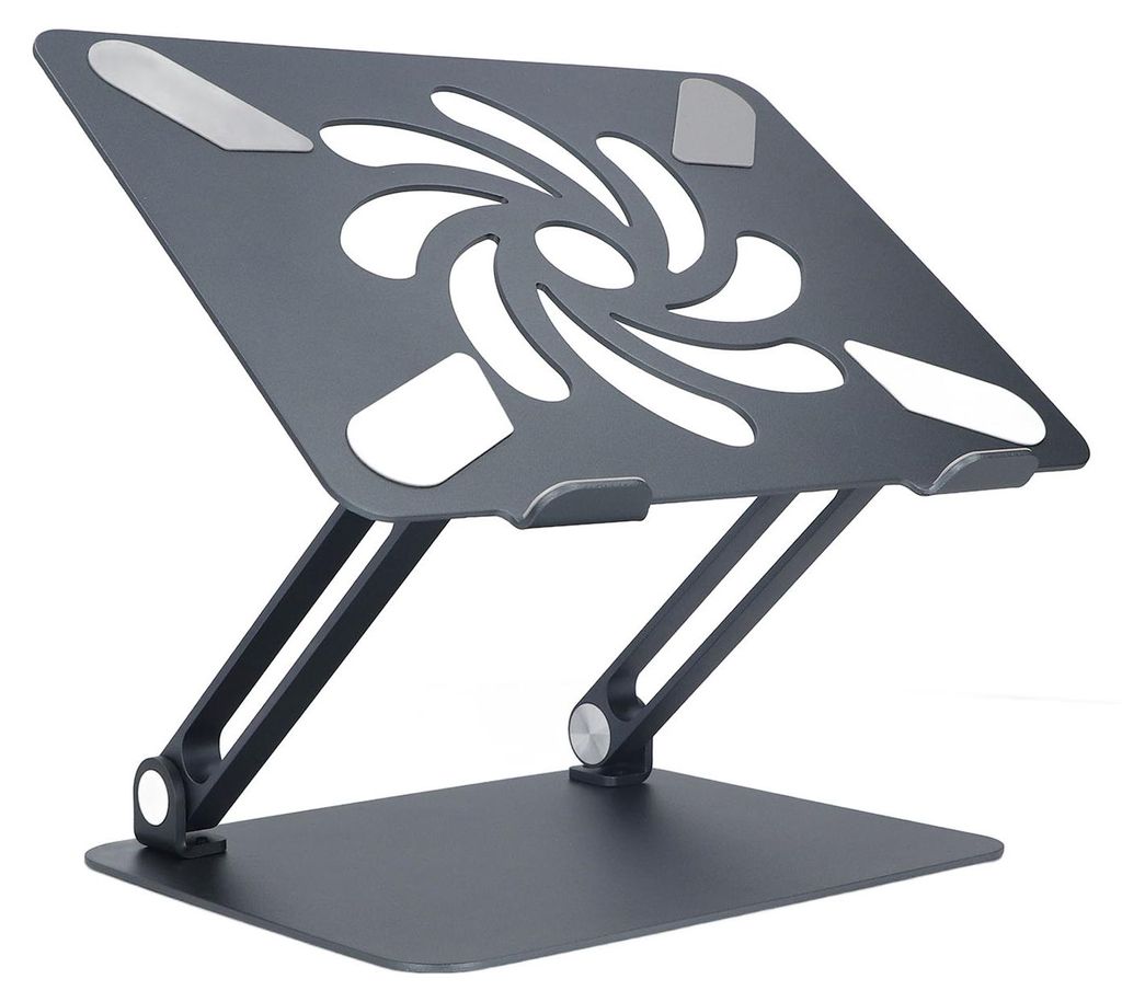 Schreibtisch-Computerständer aus Aluminiumlegierung, faltbar, höhenverstellbar, Laptop-Kühlhalterung für Laptops, Notebooks und Tablets