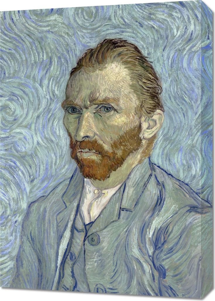 Bild 50x70cm Selbstporträt 3, Van Gogh Vintage für das Wohnzimmer