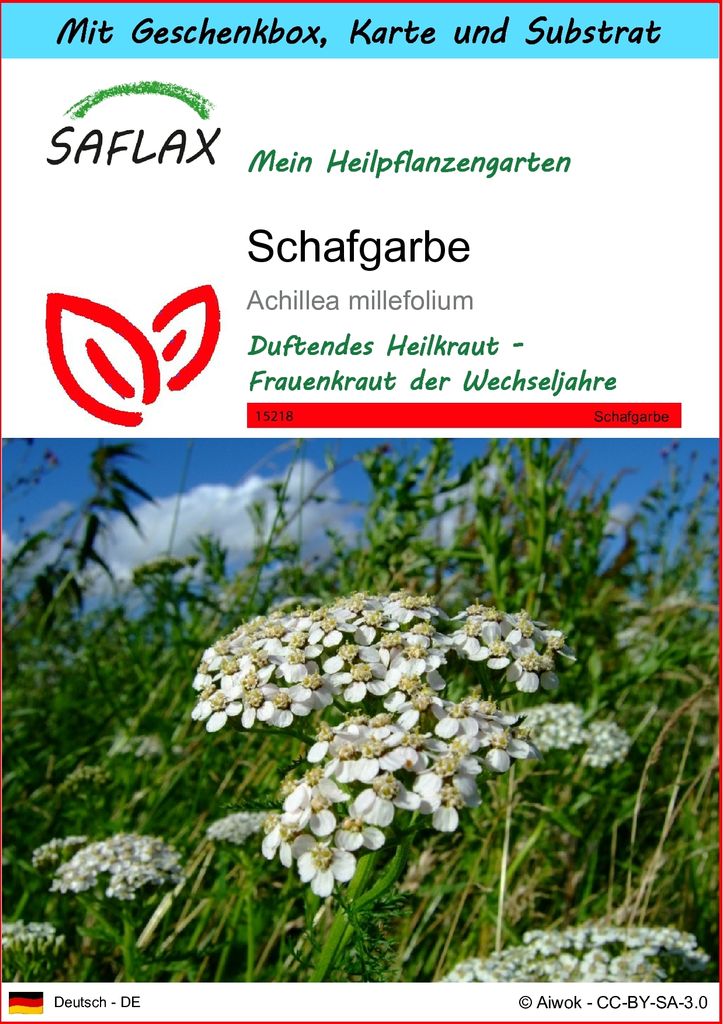 SAFLAX - Geschenk Set - Heilpflanzen - Schafgarbe - 200 Produktbild 