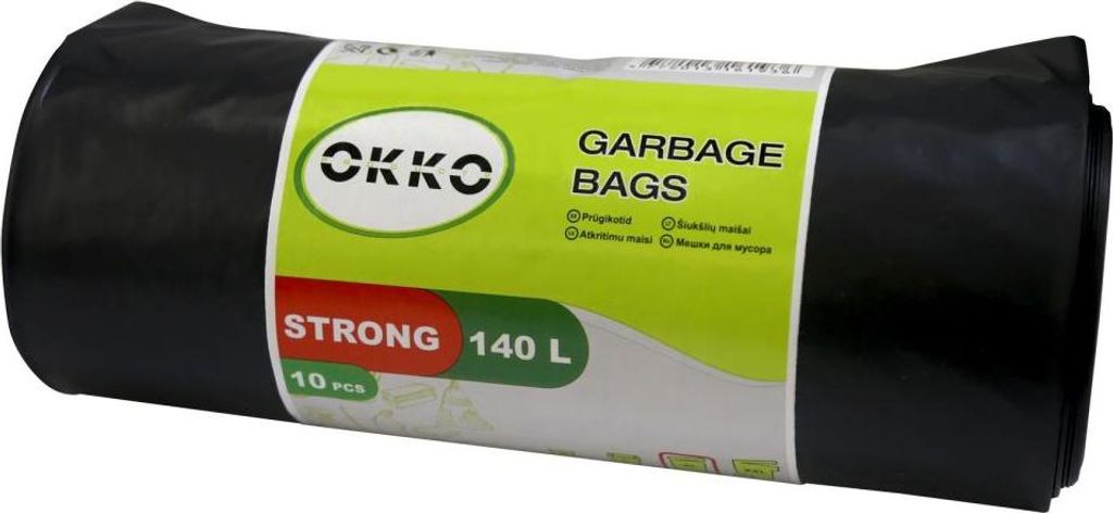 Müllbeutel 140L Müllsack Abfallsack Sack Säcke 10 Stück