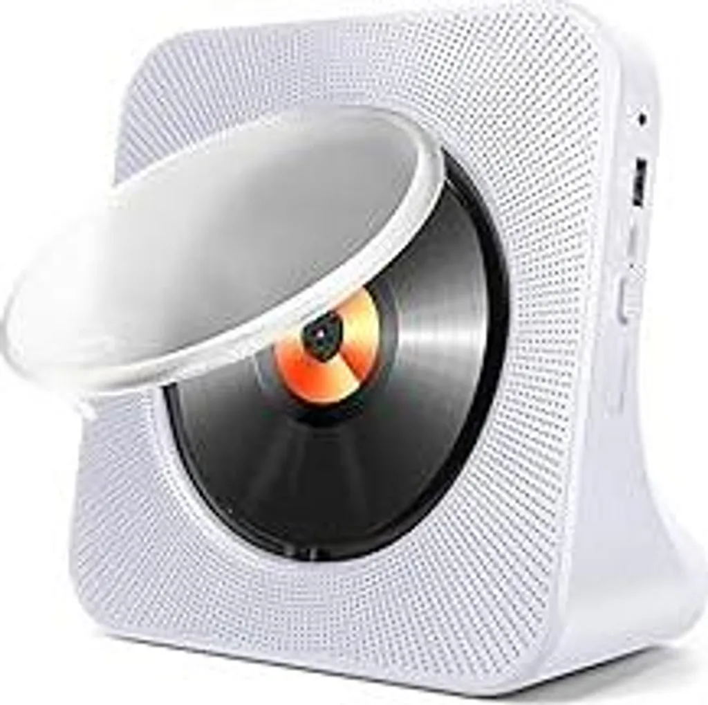 Lettore CD Desktop HoneTeek - Radio FM Boombox e Timer Musica