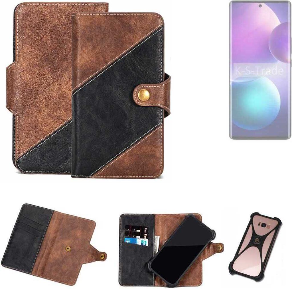 K-S-Trade Handyhülle Schutzhülle Bookstyle Case kompatibel mit Infinix Zero 40 4G Klapphülle Cover Hülle Schutztasche 1x