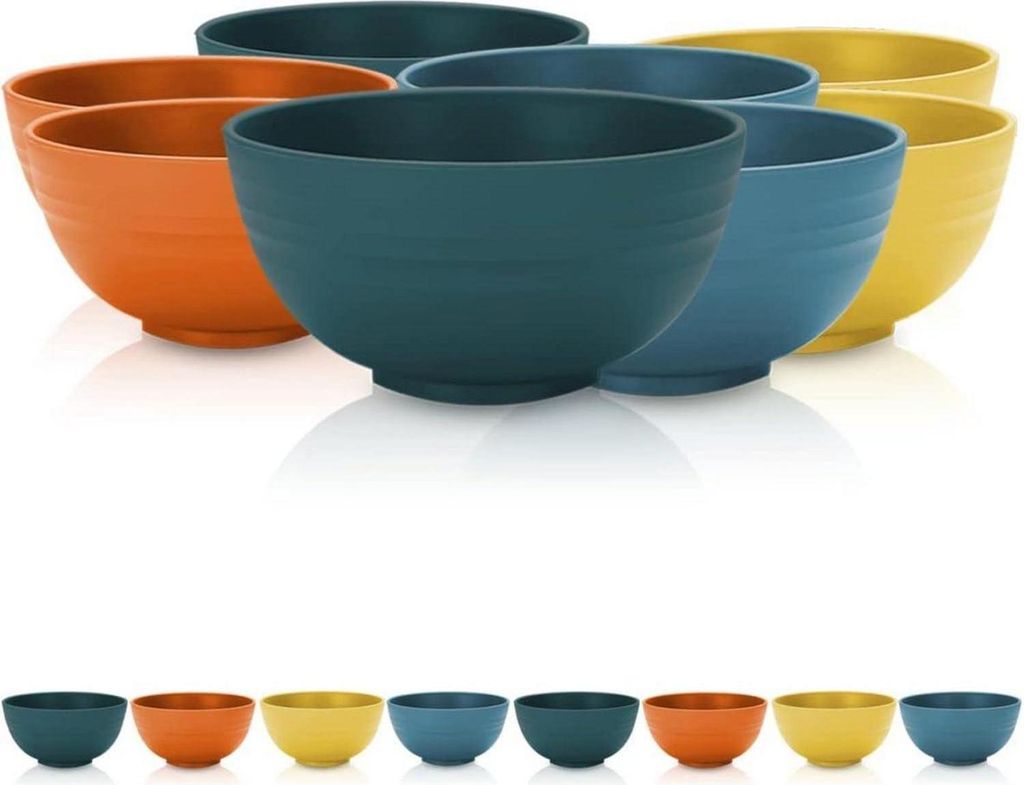 Kyraton 760ml Plastik Müslischüssel 8er Set - Produktbild 