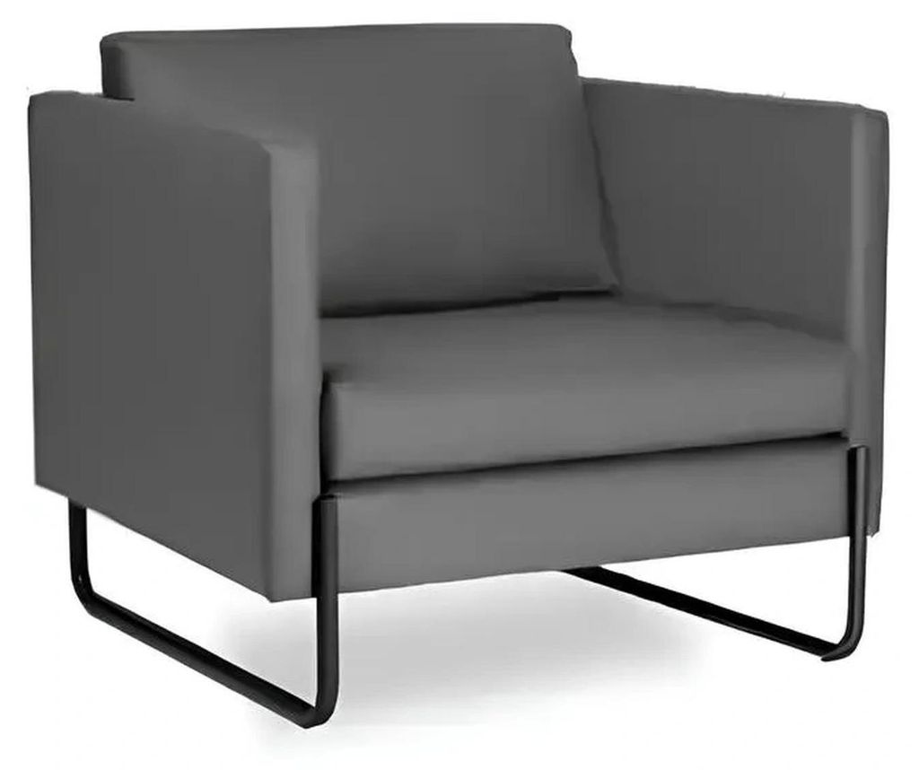 Sessel Holz Couch Polster JV Möbel Sitz Designer Textil 1 Sitzer Modern