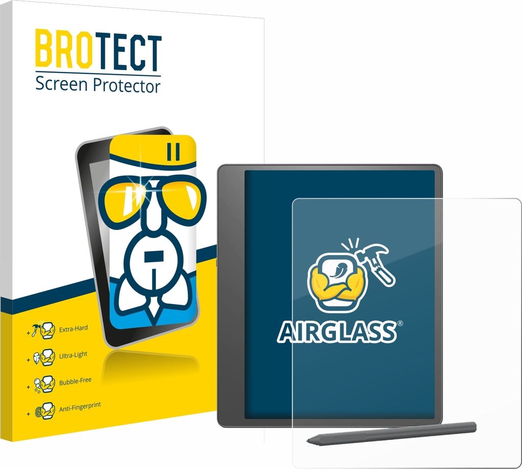 BROTECT Schutzglas für Amazon Kindle Scribe 2024 Schutzfolie Panzer Folie Glas Display Schutz klar