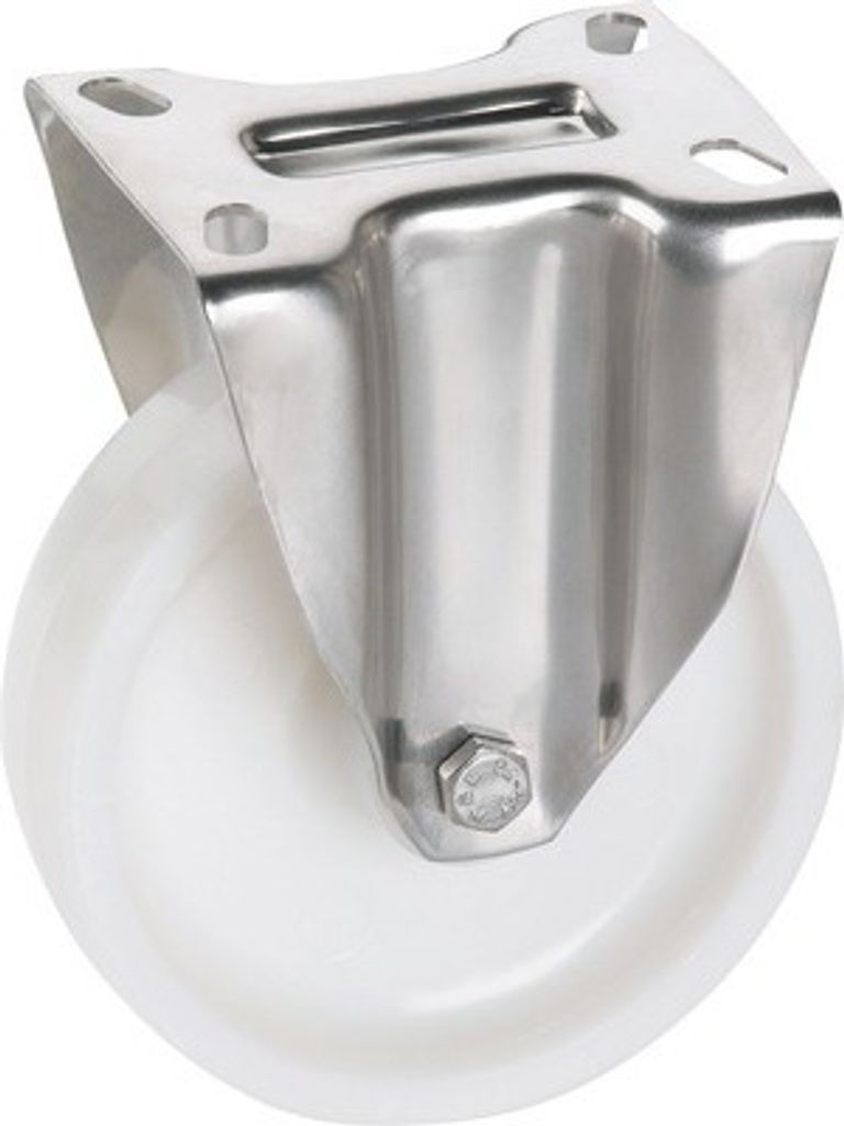 Tarrox Polyamid Bockrolle 100x30 mm bis 150 kg, Plattengröße 100x85 mm