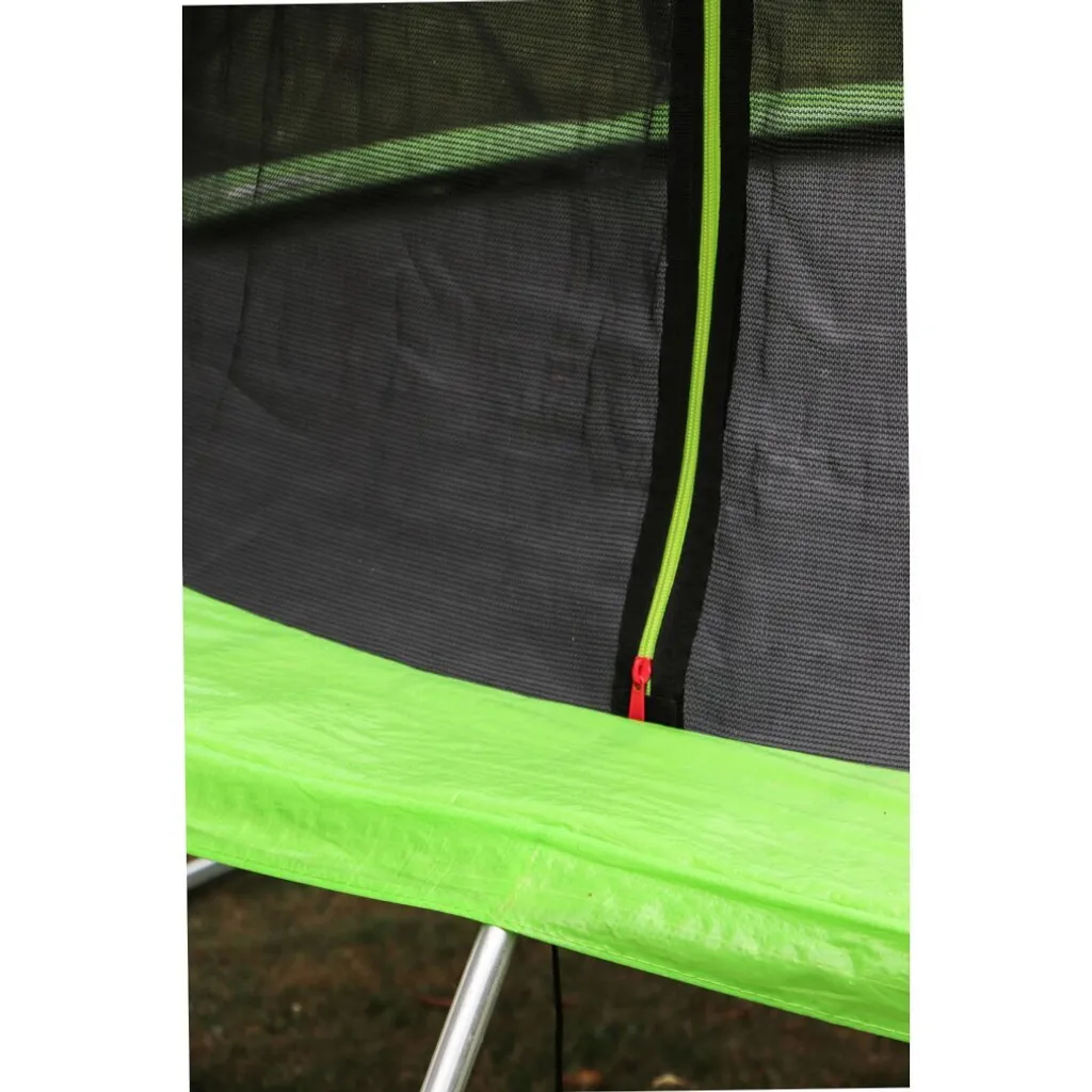 Grand Trampoline de Jardin 305cm avec filet et échelle PIXINO Deluxe