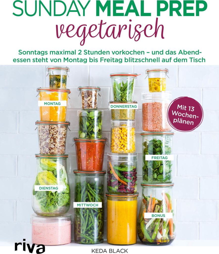 Sunday Meal Prep vegetarisch