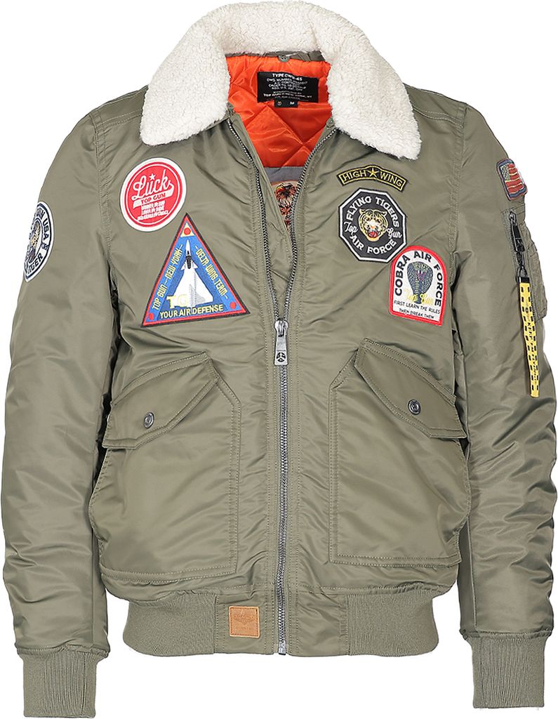 Top Gun Bomberjacke TG23003 Herren olive L Bomberjacken