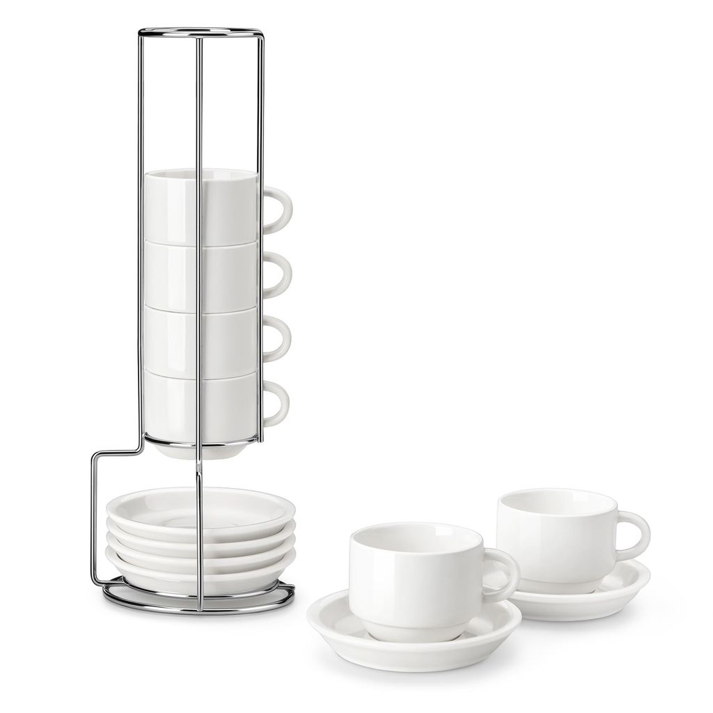 MALACASA 6-tlg Tassen Set, Porzellan Set, Kaffeetasse mit Produktbild 
