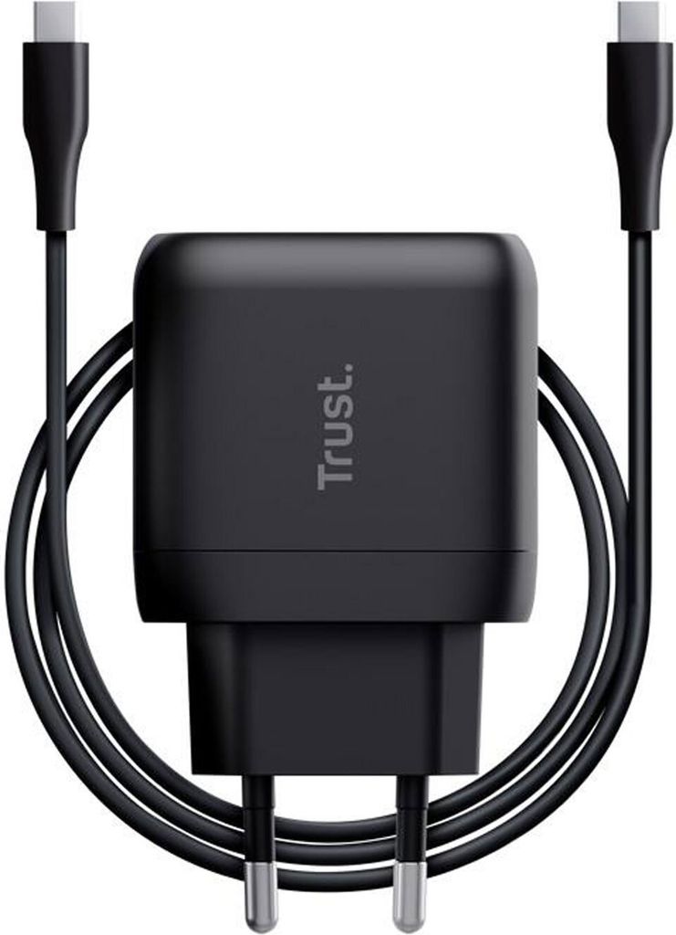Trust Maxo 45W, AC, 20 V, 2 m, Schwarz Produktbild 