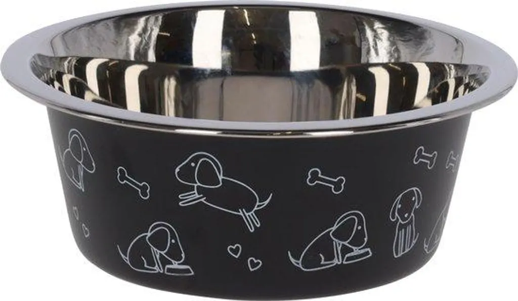 Boîte repas inox 900 ml noire pour déjeuner au bureau ou en sortie