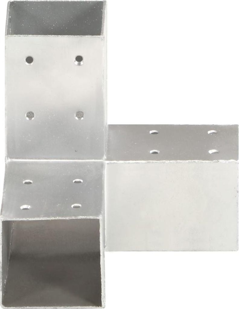vidaXL Pfostenverbinder Y-Form Verzinktes Metall 71 x 71 mm