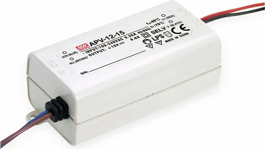 Stock Alimentatori MEAN WELL APV-12-12 12V 1A per Installatori LED