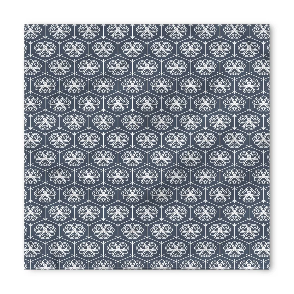 ABAKUHAUS Bandana per Cani e Gatti Stile Orientale Blu 55cm - 2