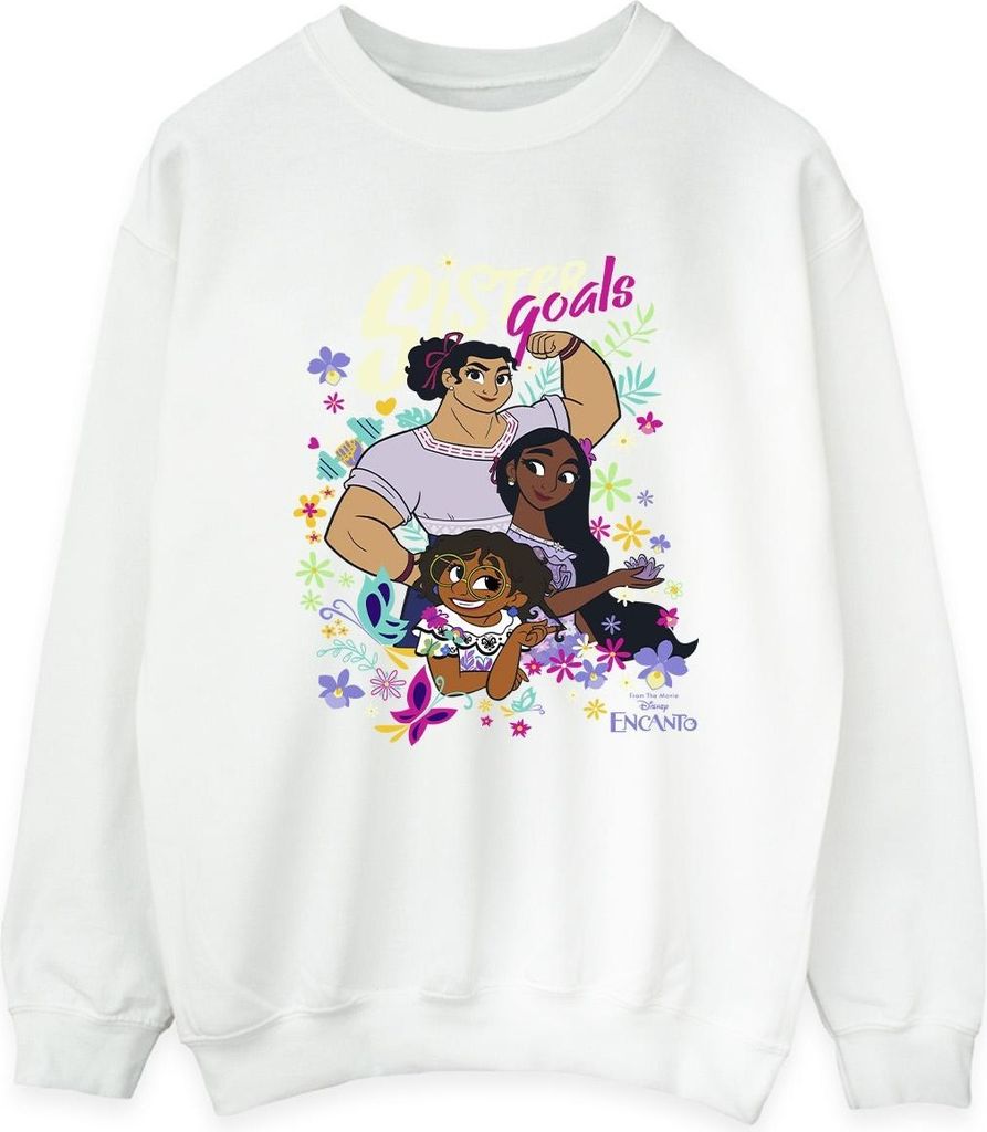 Disney - "Encanto Sister Goals" Sweatshirt für Damen BI16799 (XL) (Weiß)