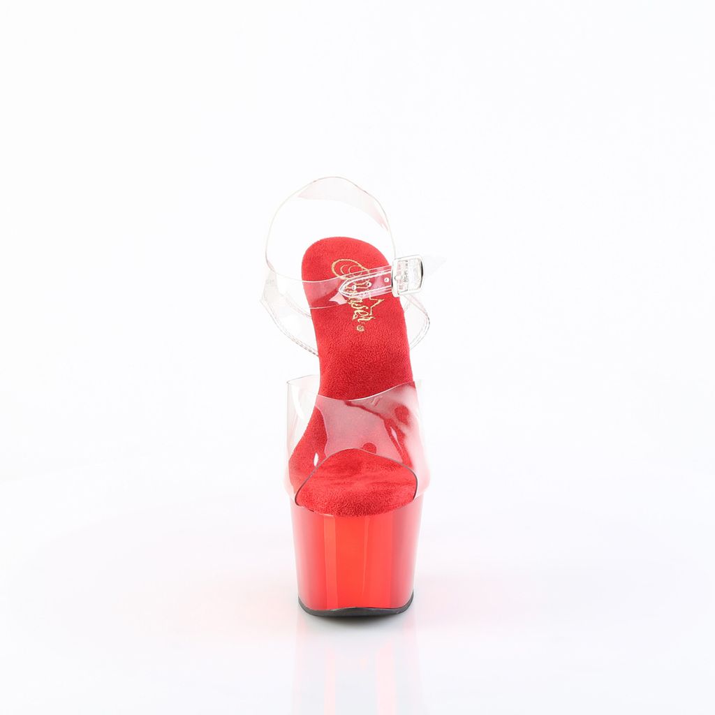 ADORE-708 Damen Sandale von Pleaser, Transparent  , EU 39, Produktbild 2