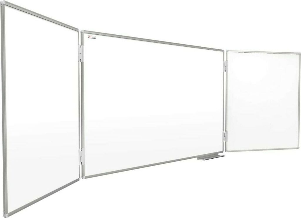 Magnetisches Whiteboard Klapptafel 5-flächig 100x150//300cm P3 emailliert