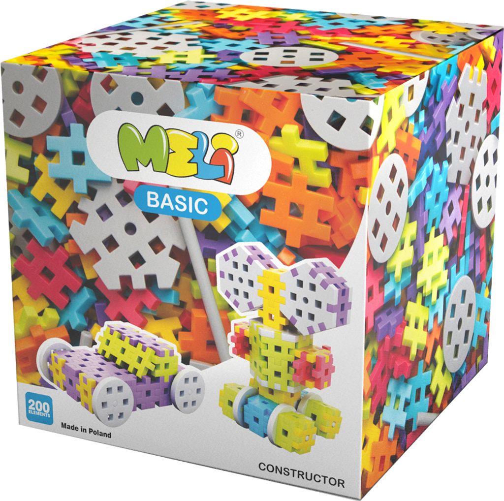 Meli Basic Construction Blocks, 200dlg. Image du produit 