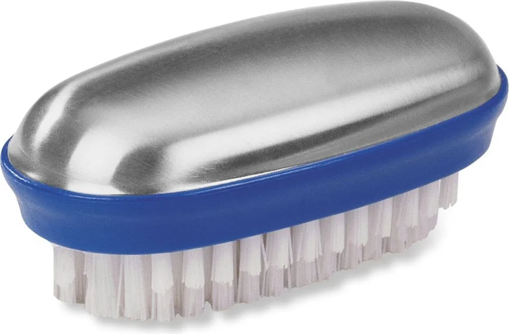 FACKELMANN spazzola per sapone e unghie in acciaio inox