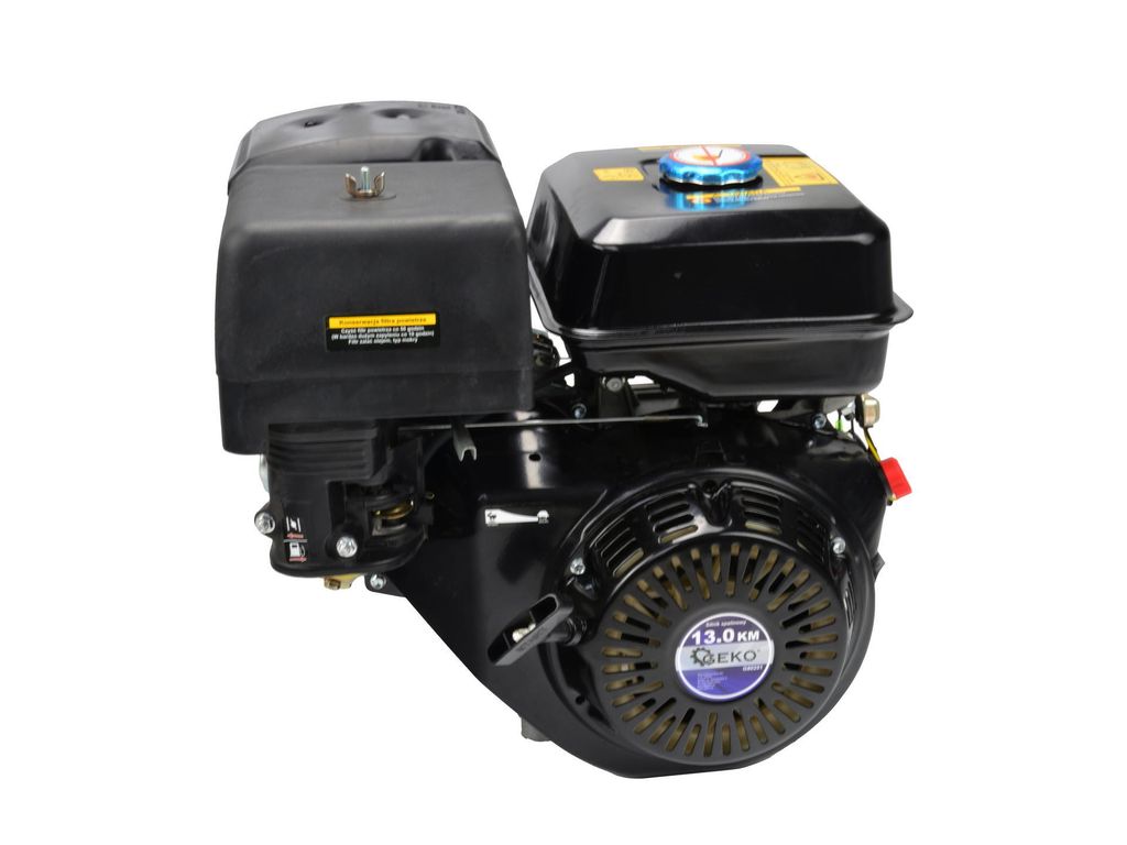 GEKO | Handstart Benzinmotor mit 13 PS, für Kleinmaschinen, OHV-Ventilsteuerung