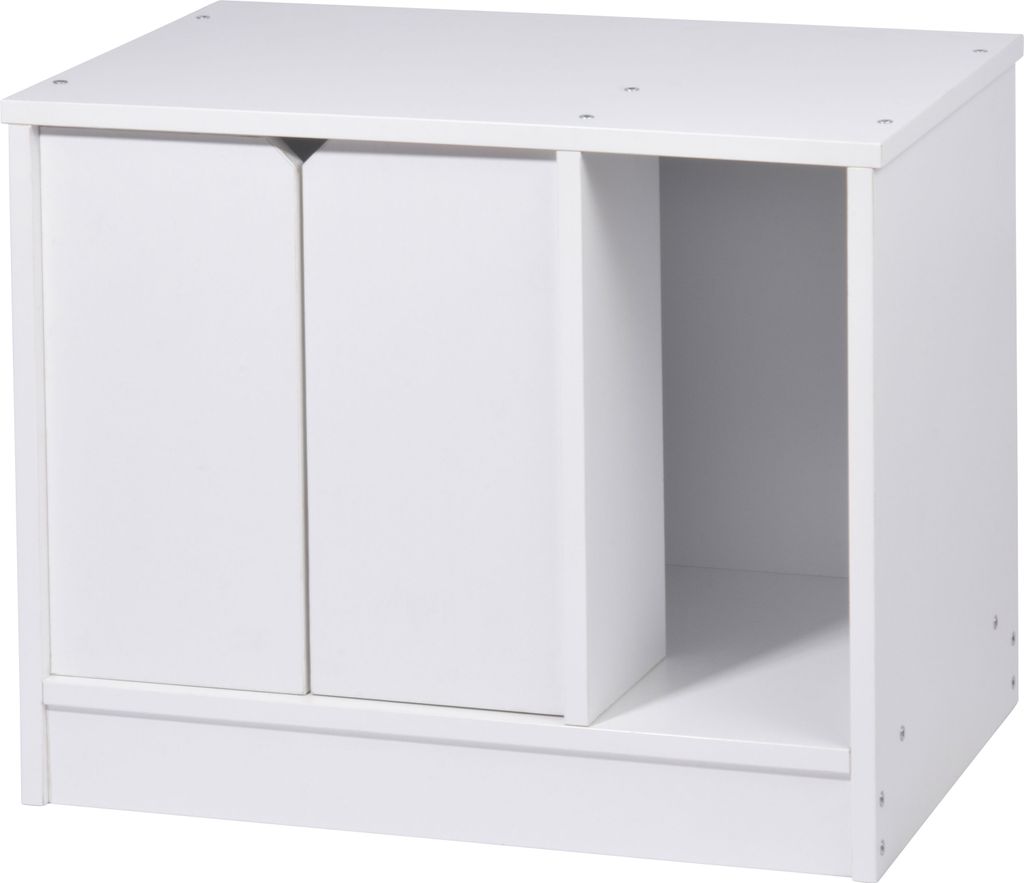 Katzenhöhle Katzenschrank "Zeta", Weiß Produktbild 