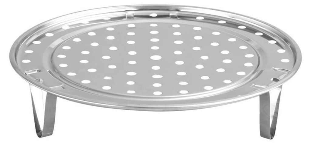 Dampfeinsatz mit abnehmbarem Bein, Edelstahl, 24 cm