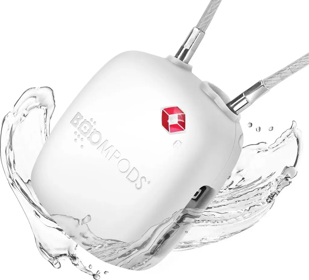 Traceur Bagage Boompods Lock Blanc : Bluetooth et Sécurité TSA Garantie - 4