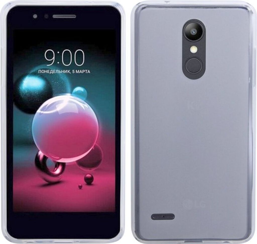 LG K9 Handy Silikon Schutzhülle Cover Case Transparent