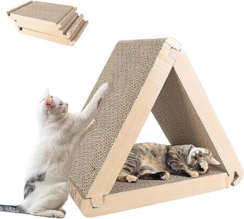 Griffoir pour chat Krabplank 6 faces pour protéger durablement vos meubles