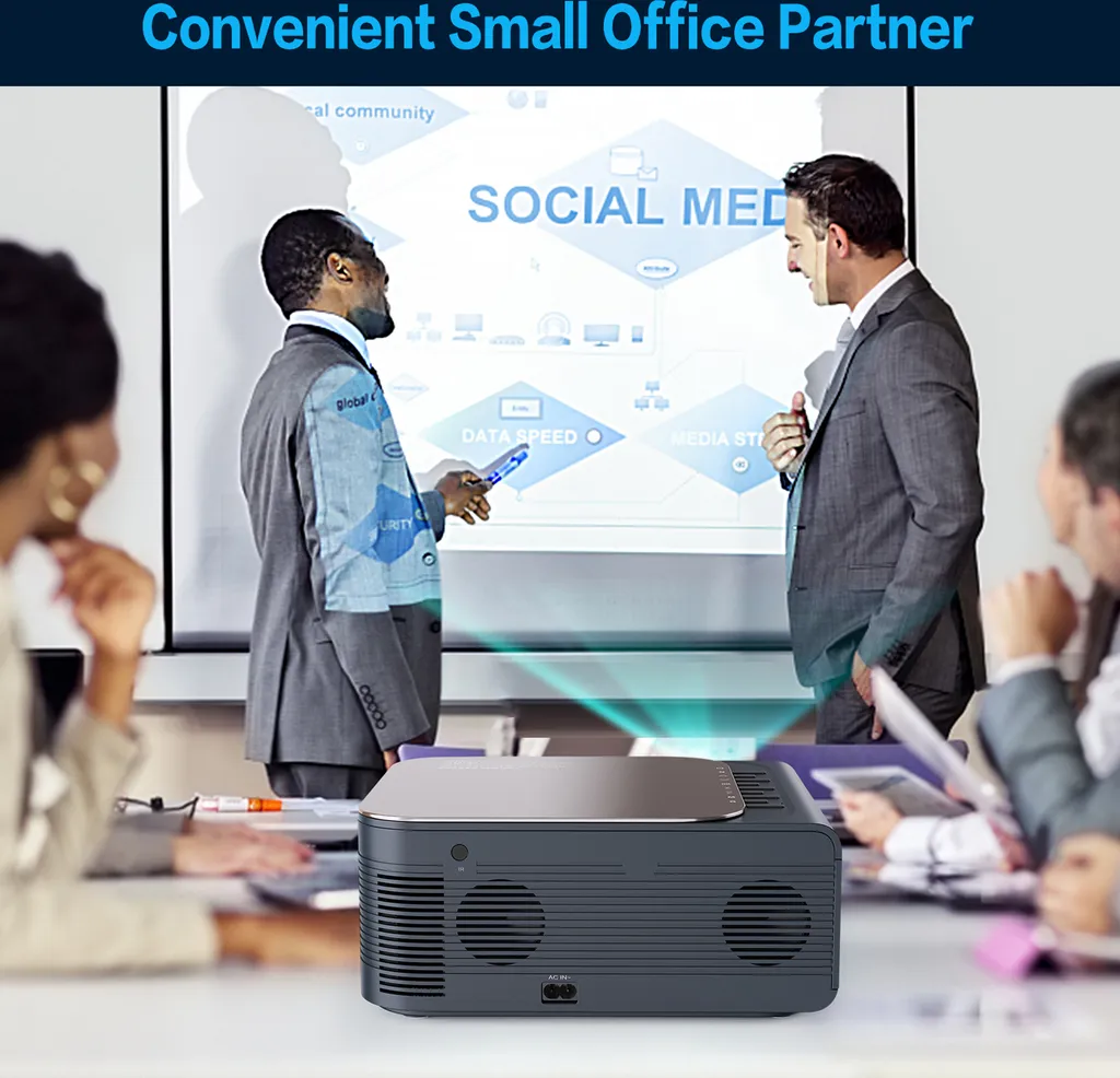 Vidéo-projecteur M8 intelligent HDR WiFi bi-bande et Bluetooth 5.0 - 13
