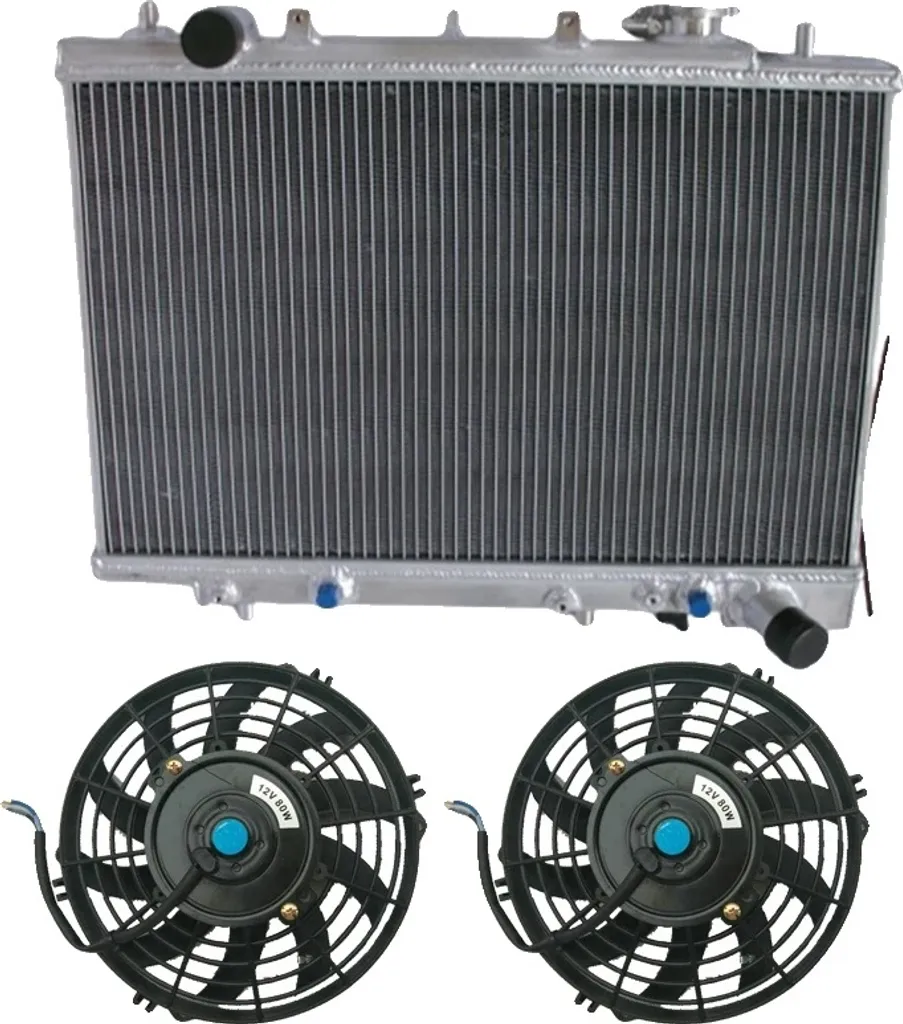 Radiateur en aluminium 3 rangées pour Ford Capri modèles 1989 à 1995