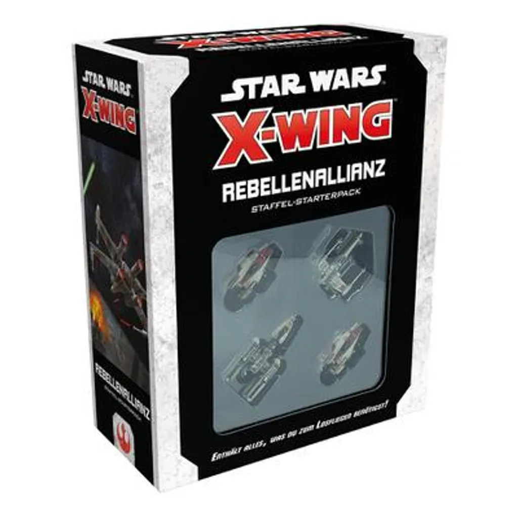 Star Wars X-Wing Pack Alliance Rebelle avec 3 Vaisseaux Détaillés