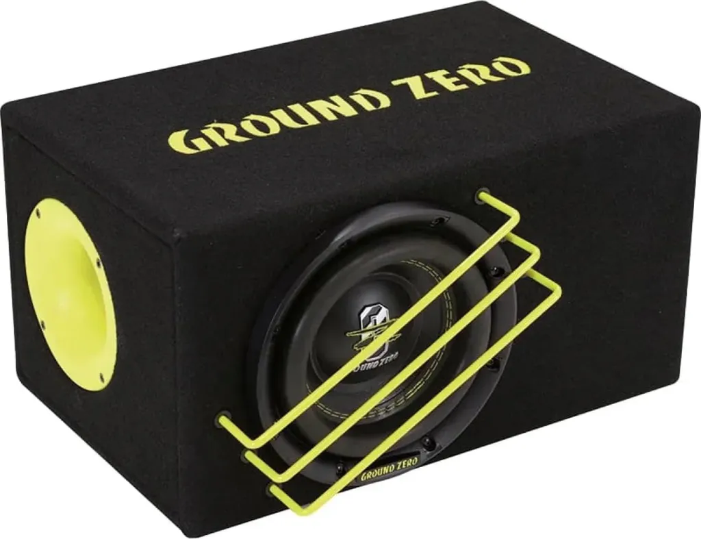 Subwoofer 8 Pouces SPL Ground Zero GZRB 20SPL Caisson Bass-Reflex 1000W