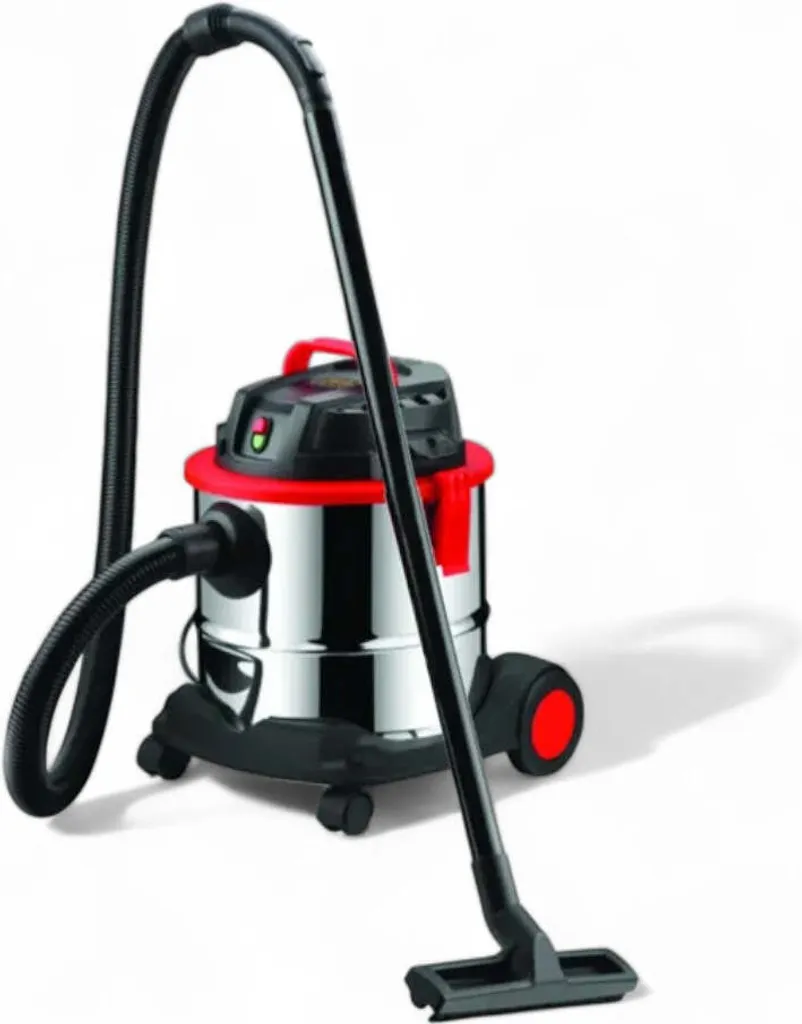 Aspirateur eau et poussière 1000W cuve inox 20L avec aspiration 16 kPa