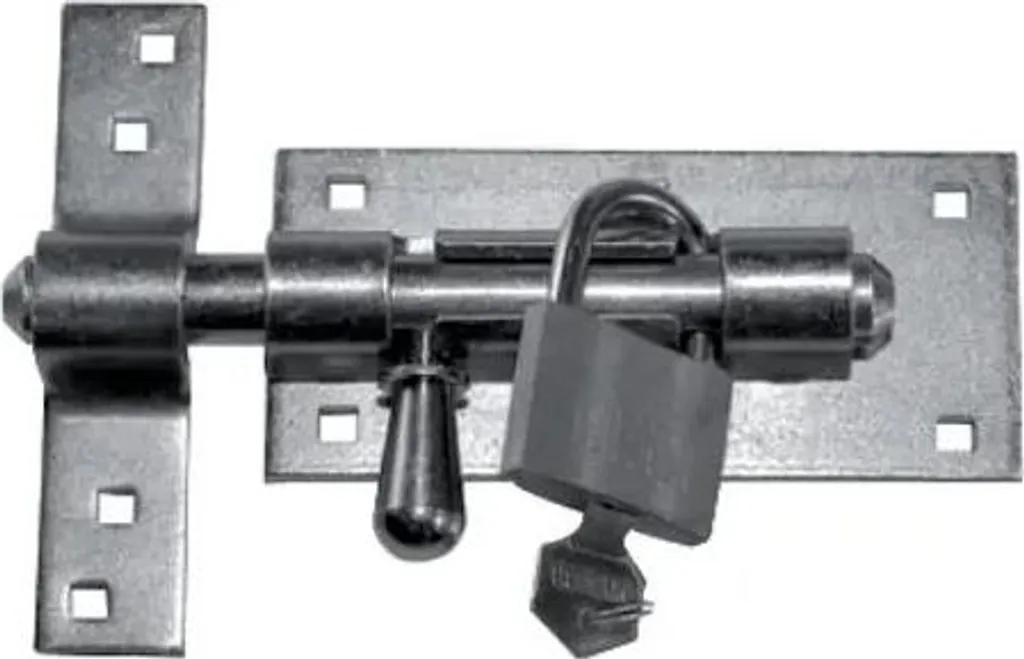Verrou de box robuste Fort 16 Bourg Mermier 467163 avec finition zinguée