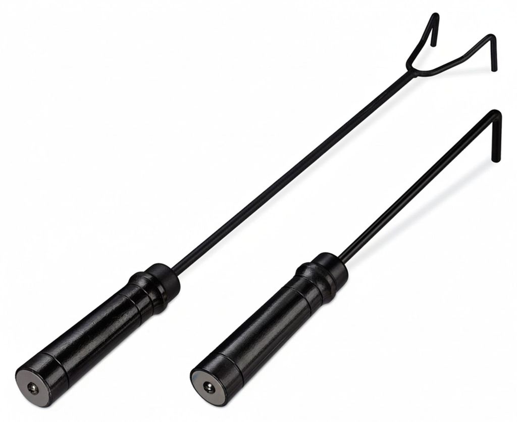 Lot de tisonniers Relaxdays, 2 tisonniers pour cheminée, Image du produit 