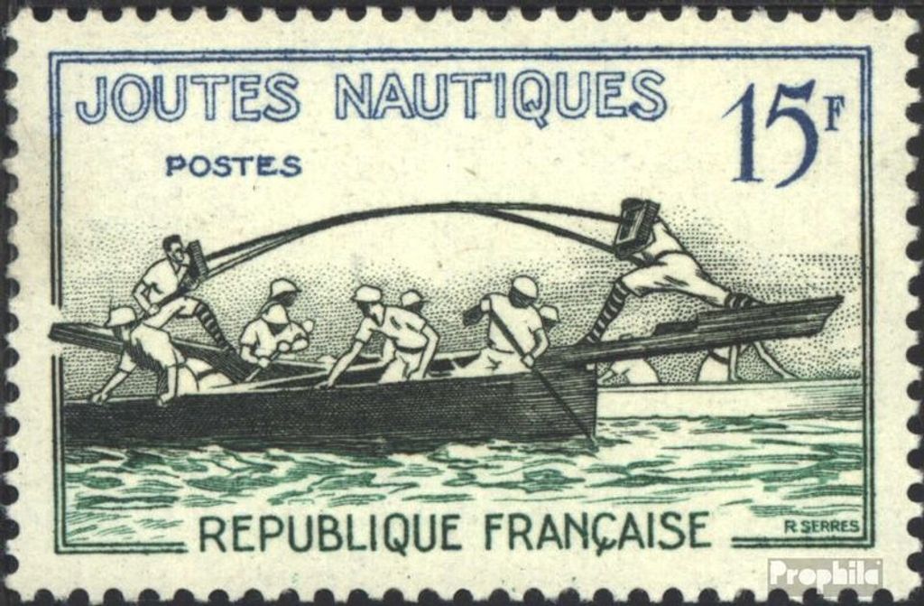 Briefmarken Frankreich 1958 Mi 1198 mit Falz Traditionsspiele