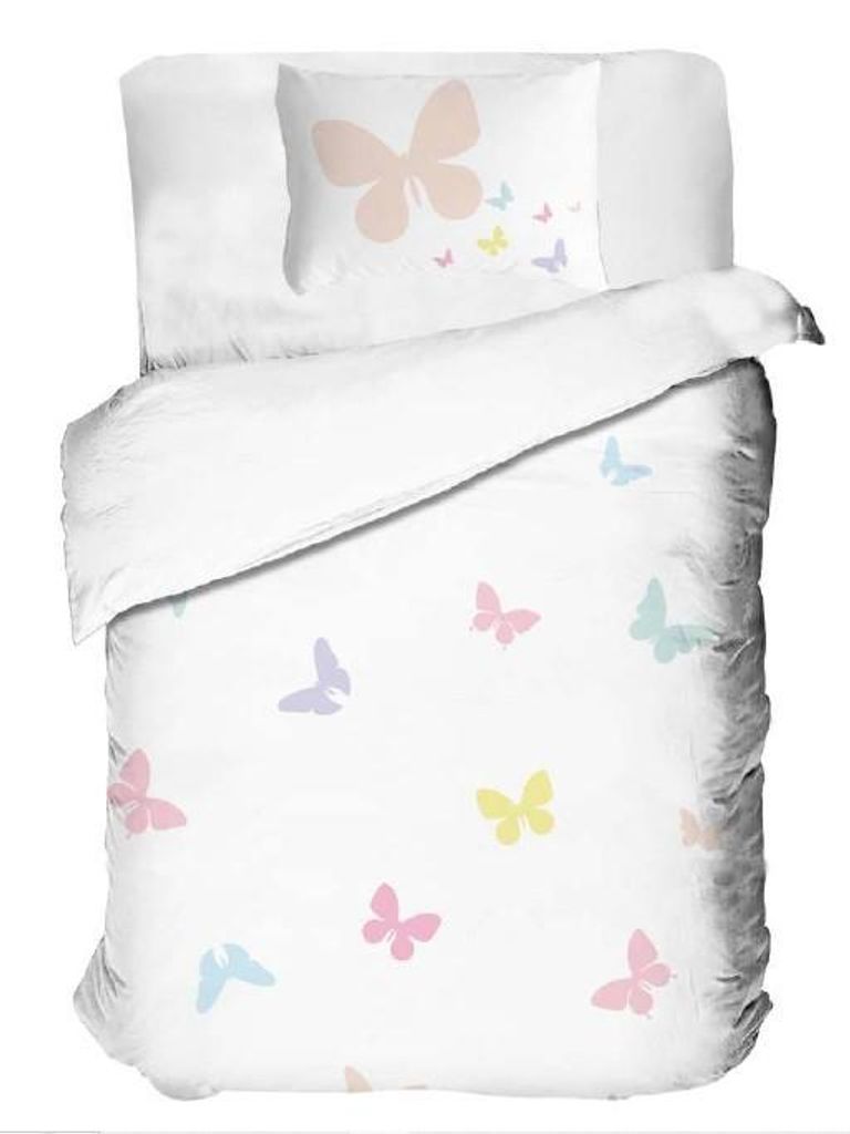 Baby Bettwäsche Set - Zwergen Edition - Schmetterlinge - Produktbild 