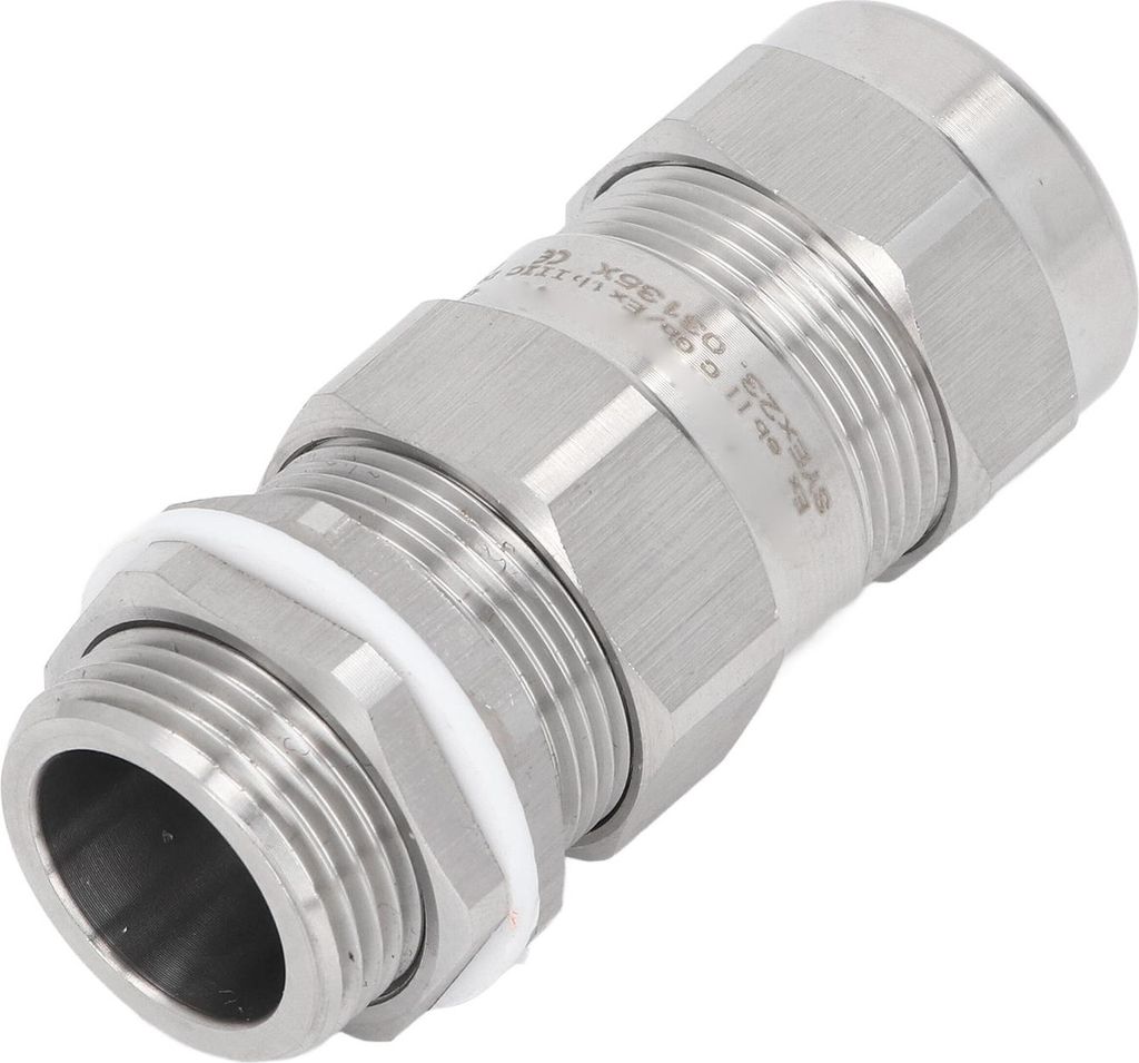 Wasserdichte Kabelverschraubung G3/4, Edelstahl 304, Doppeldichtung, Abstandshalter, Kabelverschraubungsschutz