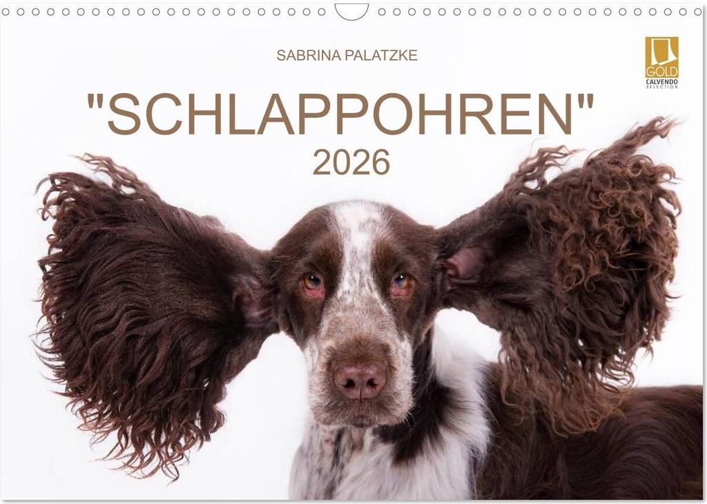 SCHLAPPOHREN (Wandkalender 2026 DIN A3 quer), CALVENDO Monatskalender