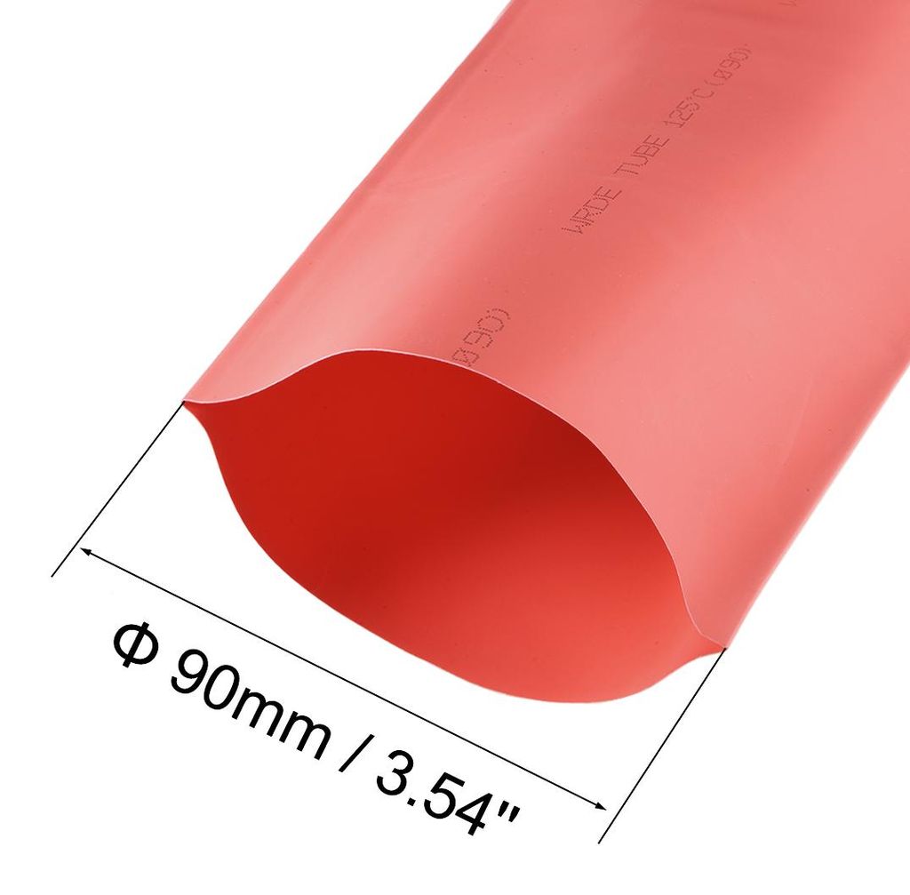 Wasserdicht Schrumpfschlauch 90mm Durchm 147mm Flache Breite Schrumpfverh?ltnis 2:1 Kabelschutzschlauch for Elektrische Isolierung Schlauch 1m L?ng...