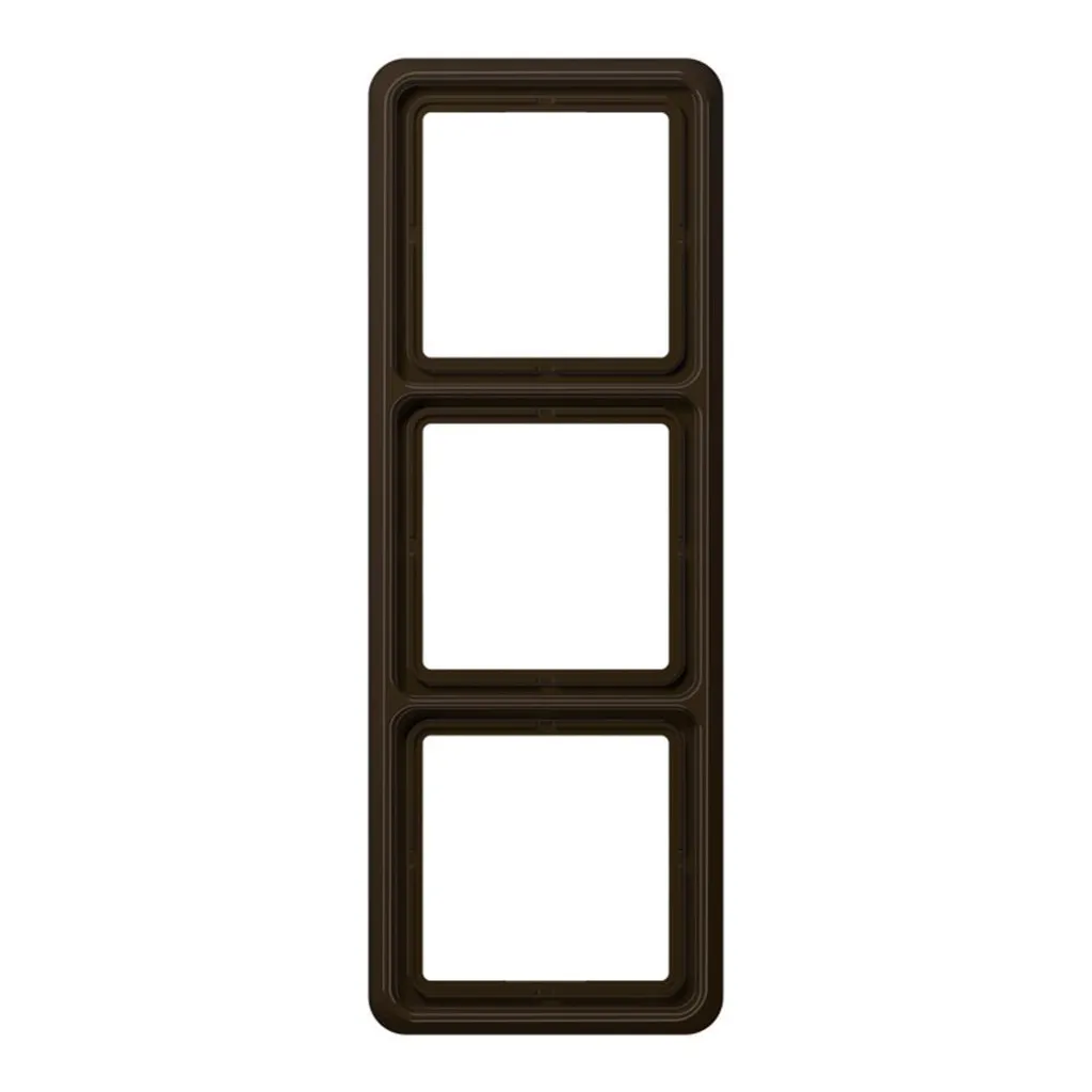 Cadre Jung CD 583 BR Marron : Remplacez vos plaques abîmées par la qualité