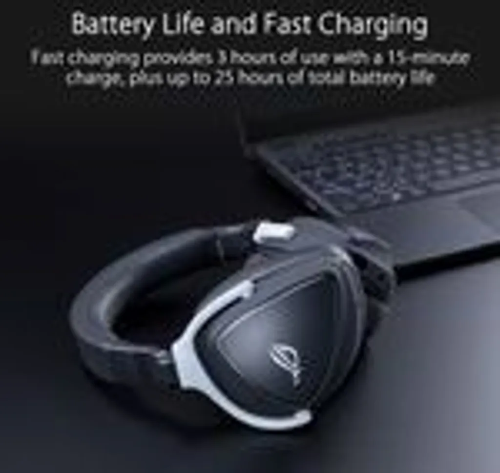 ASUS ROG Delta S Wireless Casque Gaming 2,4 GHz et Bluetooth Noir - 14