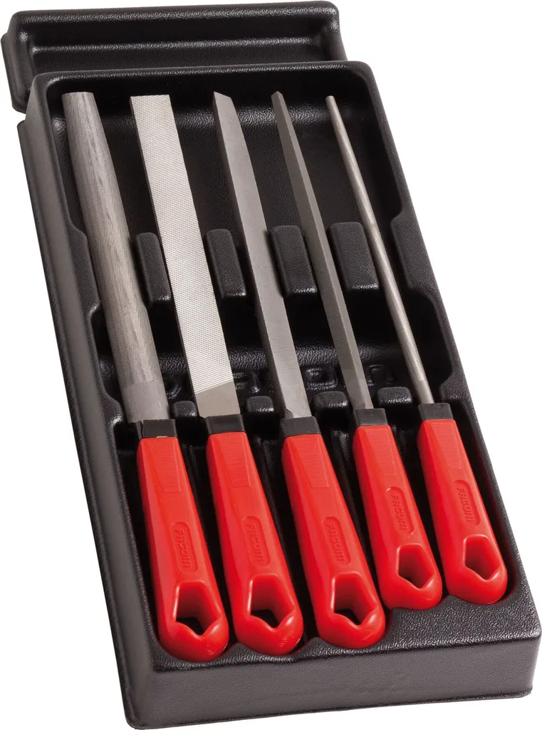 Module de 5 limes Facom pour servante d'atelier et outillage