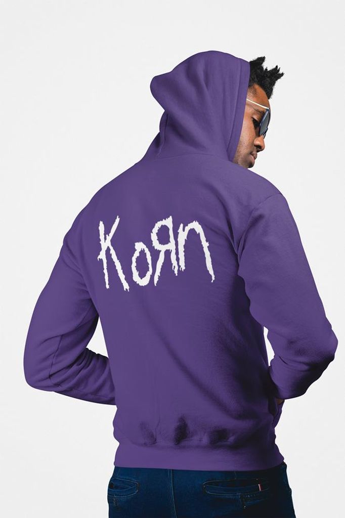 D&B Uni Hoodie ZIPZN00007 Korn Lila-Größe S