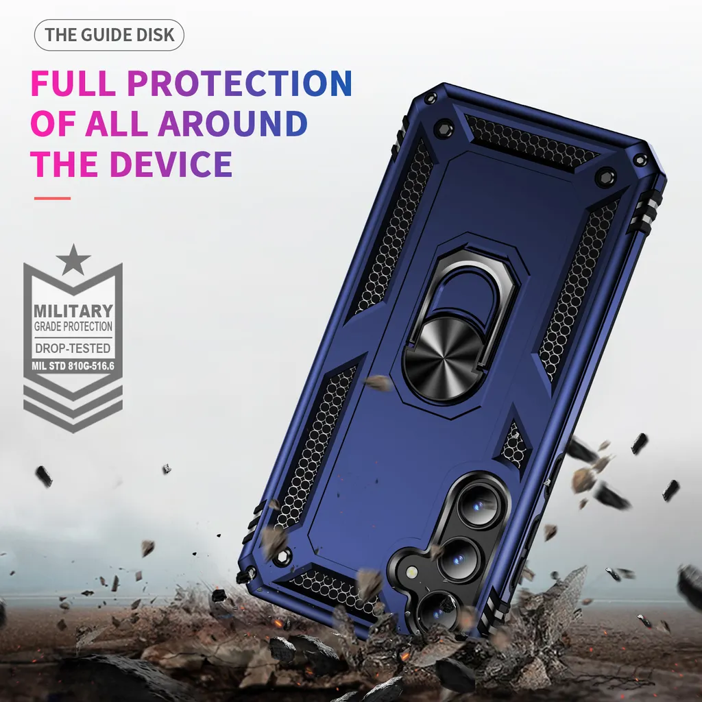 Custodia Samsung A35 Protettiva Blu per Escursionismo e Sport - 7