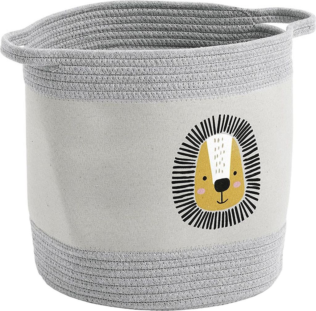 Zeller Present Corbeille de rangement lion 30x30cm Image du produit 