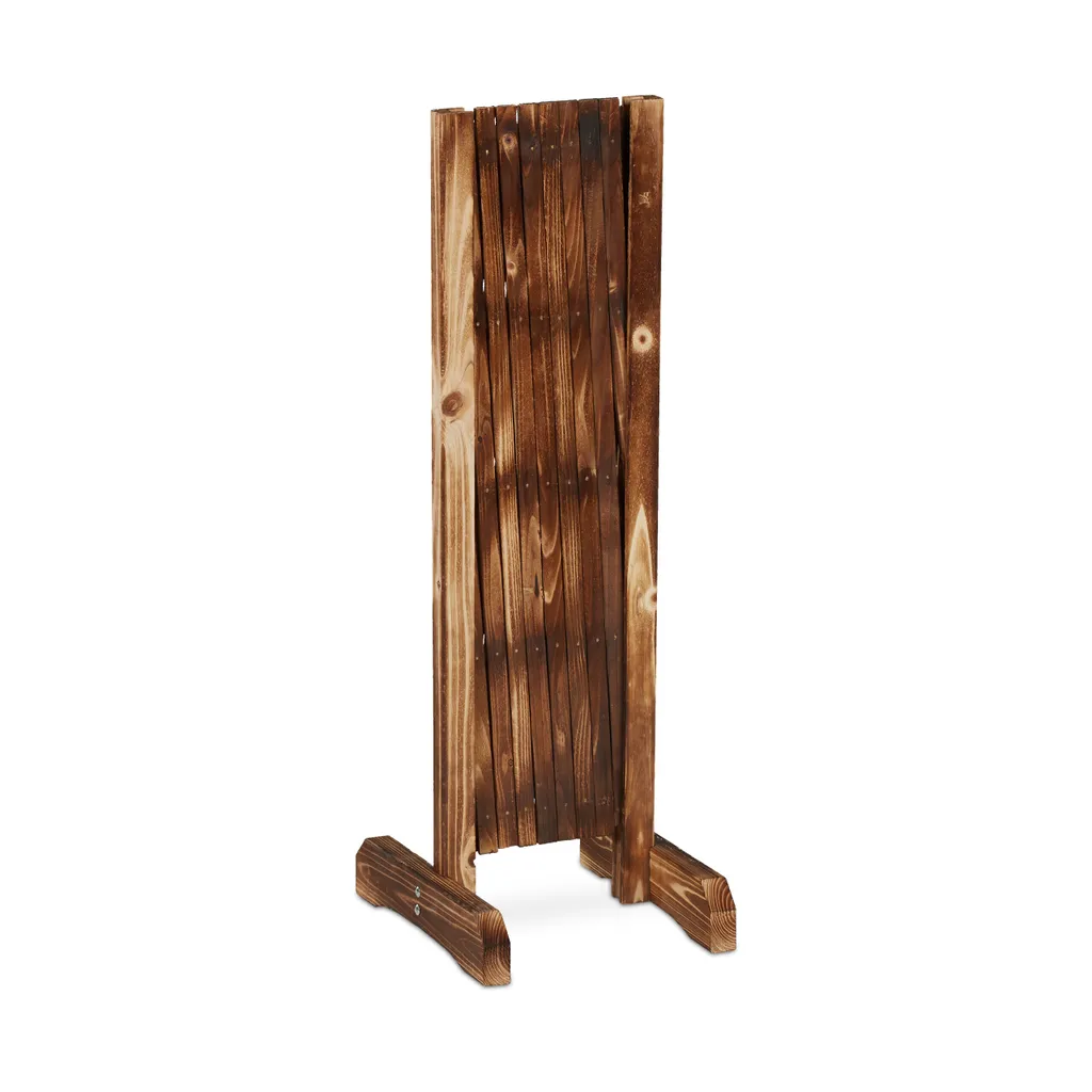 Support plante grimpante bois relaxdays treillis extensible mural - 6