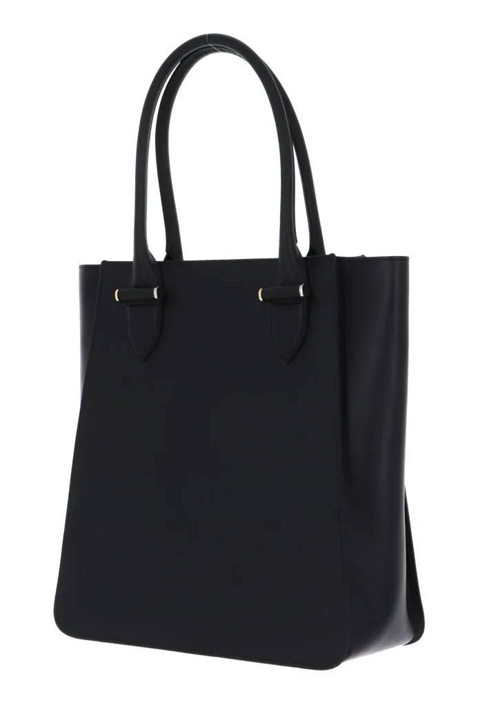 Sac de Cours et Bureau Phoebe DECADENT en Cuir Noir Format Large